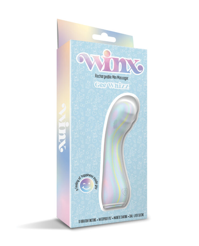 WINX Gee Whiz Squishy Silicone Vibrator - Multi-Color - Image 2