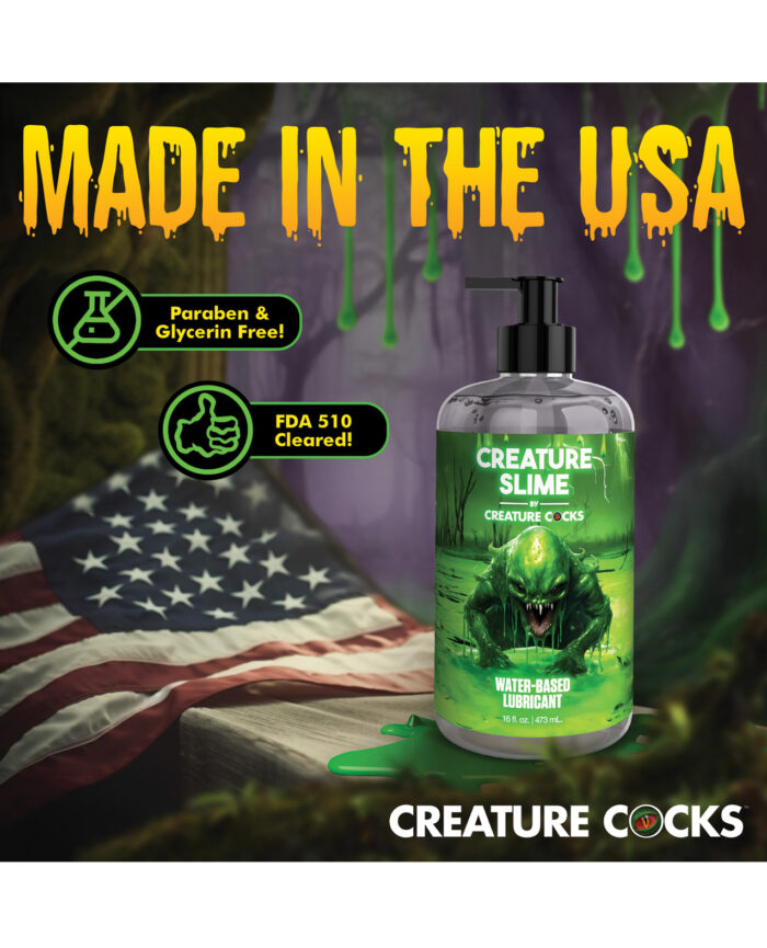 Creature Cocks - Creature Slime Water-Based Lubricant 16oz - Image 4