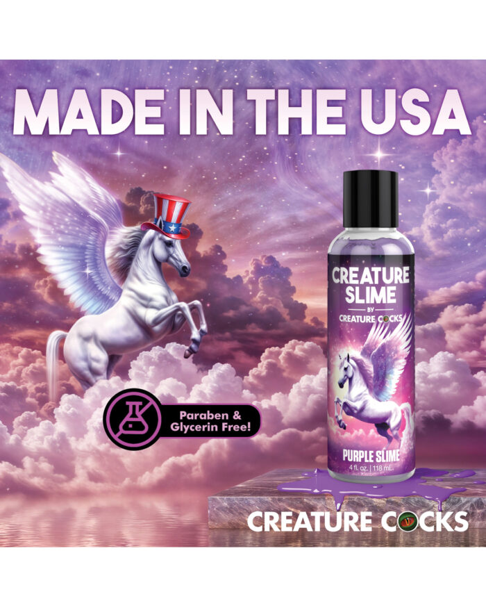 Creature Cocks - Creature Slime Purple Slime Water-Based Lubricant 4oz - Image 4